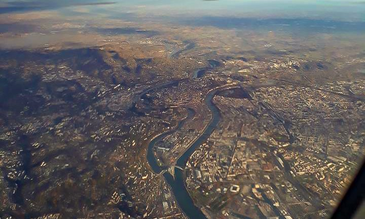 Lyon vue du ciel &copy; P Laplace