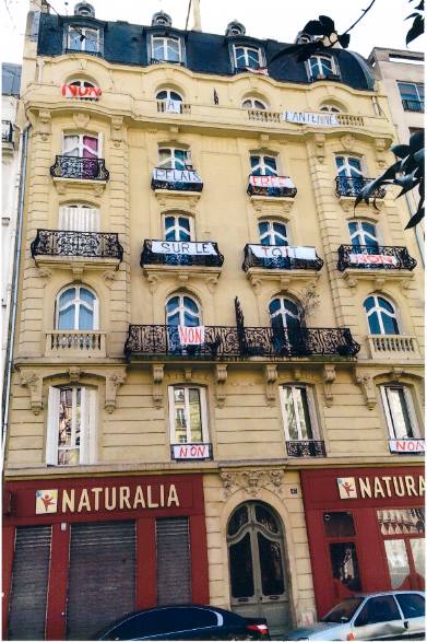 Le 43, boulevard de Clichy, lieu de l'implantation de la future antenne. ©Collectif43santé