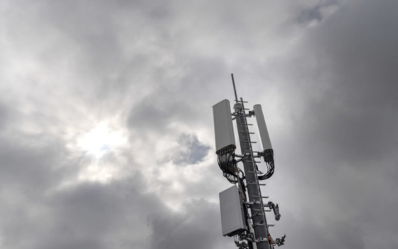 Une antenne 5G de Swisscom déployée à Genève. (Photo: Keystone/Martial Trezzini)
