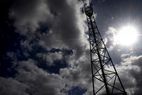 Une antenne relais, dans le Finistère, en 2009. (Photo Fred Tanneau. AFP)