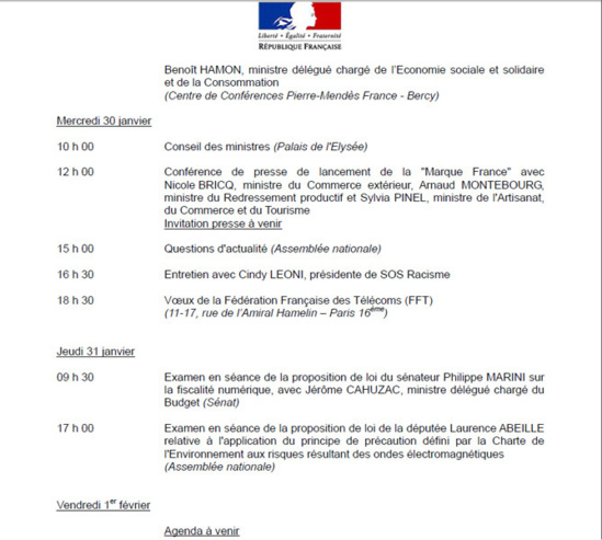 VIDEO : discours de soutien de Fleur Pellerin aux opérateurs de téléphonie mobile, la veille de l'examen d'une loi sur les antennes-relais : « demain, je dirai la vérité au lieu d'agiter des peur irrationnelles » - Fév. 2013