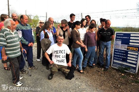 "Des riverains entrent en résistance contre une antenne-relais" - Le Populaire - 06/05/2013