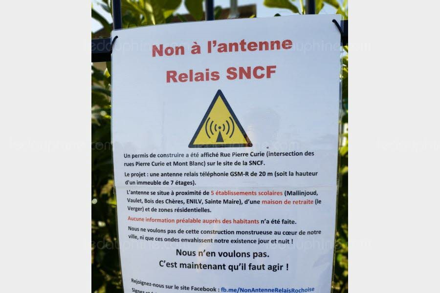 La Roche-sur-Foron : mobilisation citoyenne contre l’antenne du Léman Express - ledauphine.com - 26/02/2019