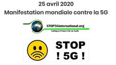 Journée internationale contre la 5G du 25 avril 2020