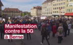Des centaines de personnes manifestent contre la 5G à Berne - rts.ch - 10/05/2019
